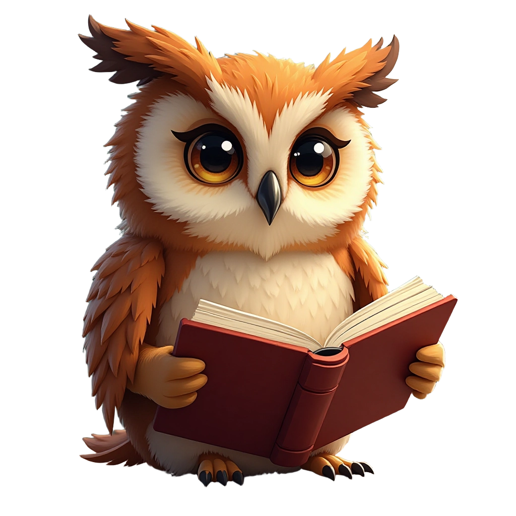 Owl with a Book